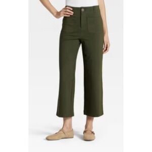 a new day Olive Cropped Pants